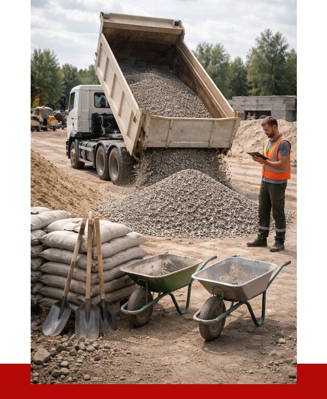 Доставка нерудных материалов в Каменске-Уральском от 1277 руб. | ПРОНЕРУДКмн