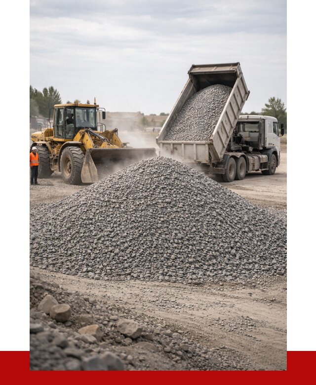 Купить щебень с доставкой в Каменске-Уральском от 2660 руб. | ПРОНЕРУДКмн