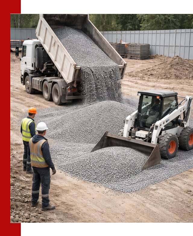 Доставка и продажа гранитного щебня фракции 0-5 в Каменске-Уральском