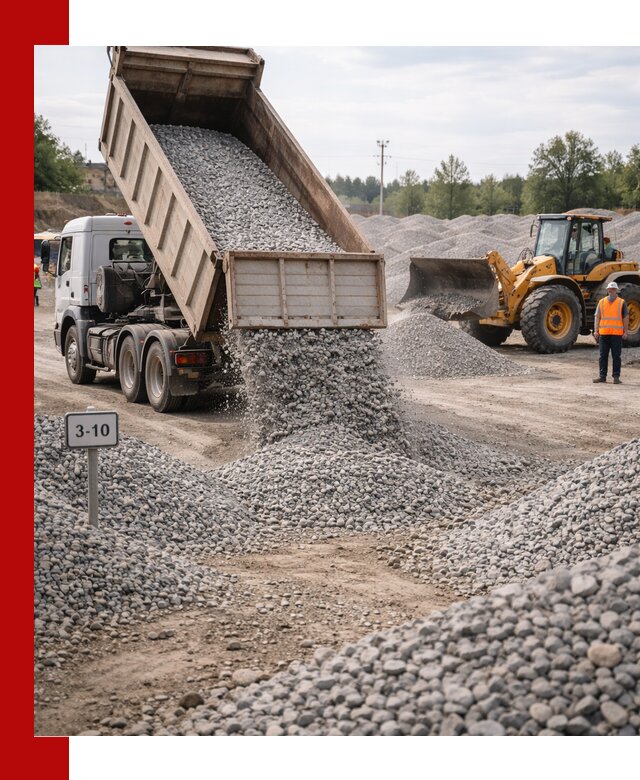 Гранитный щебень фракции 3–10: доставка и продажа в Каменске-Уральском