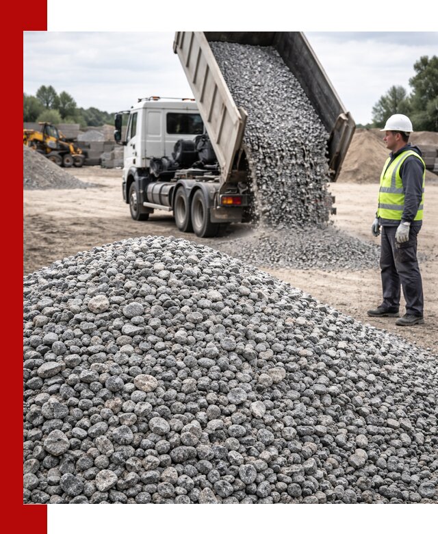 Доставка и продажа гранитного щебня фракции 5-20 в Каменске-Уральском