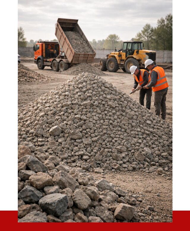 Гранитный щебень фракция 40-70 в Каменске-Уральском от 2660 руб ПРОНЕРУДКмн