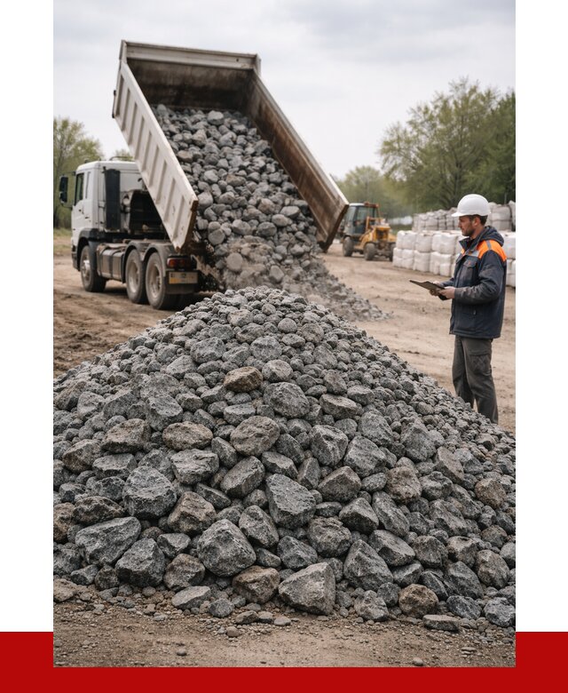 Гранитный щебень фракция 100-200 в Каменске-Уральском от 4468 р. ПРОНЕРУДКмн