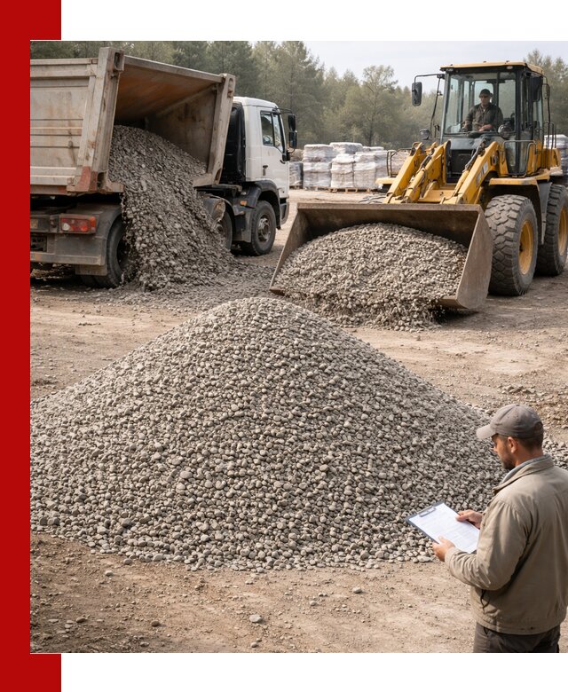 Гравийный щебень фракция 5–10 с доставкой в Каменске-Уральском