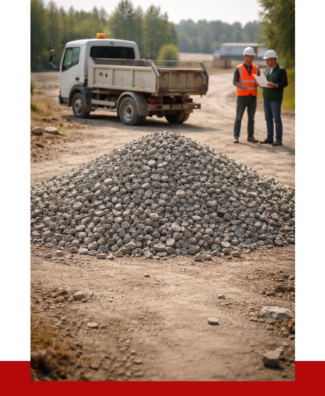 Гравийный щебень фракция 20-40 в Каменске-Уральском от 1277 р. | ПРОНЕРУДКмн