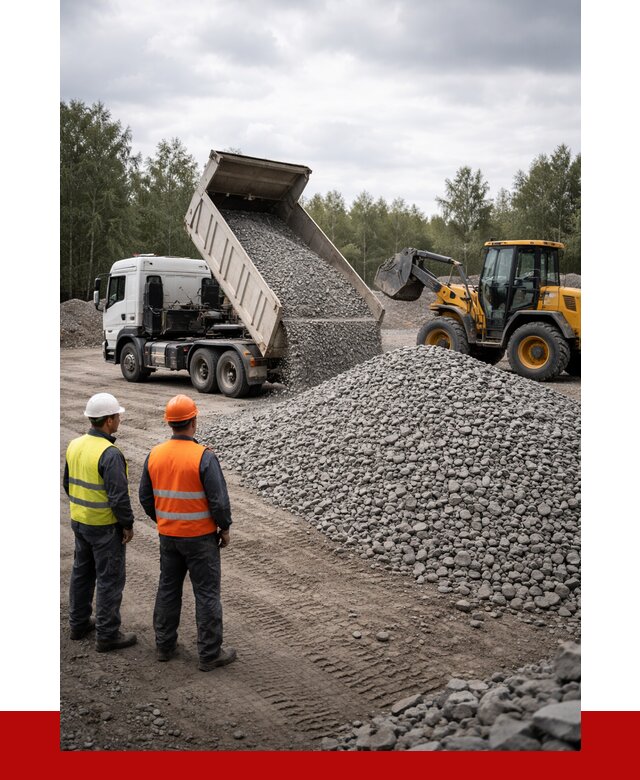 Гравийный щебень фракция 40-70 в Каменске-Уральском от 10106р | ПРОНЕРУДКмн