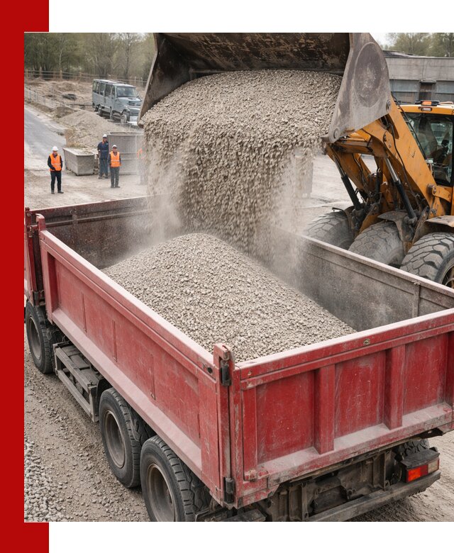 Купить известняковый щебень фракции 0-5 с доставкой в Каменске-Уральском