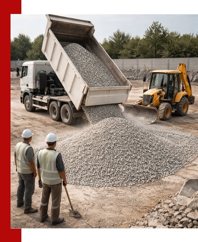 Купить известняковый щебень фракции 5–10 мм с доставкой в Каменске-Уральском