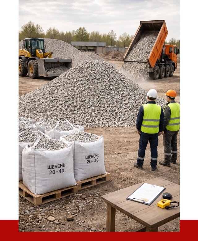 Известняковый щебень 20-40 в Каменске-Уральском от 2234 р. ПРОНЕРУДКмн