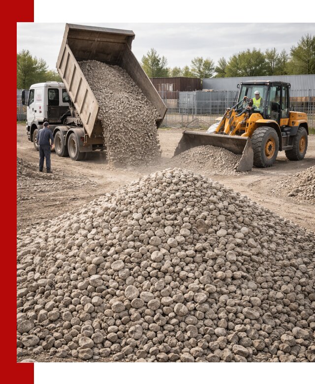 Доломитовый щебень фракции 20–41 с доставкой в Каменске-Уральском