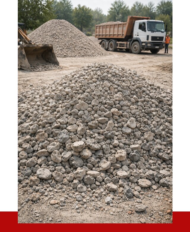 Вторичный щебень фракция 20-40 в Каменске-Уральском от 2340 р ПРОНЕРУДКмн