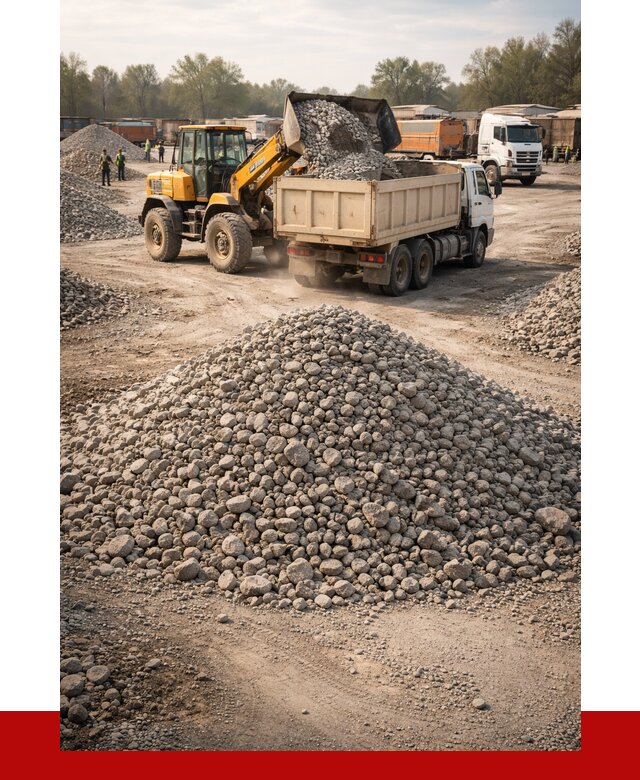 Вторичный щебень фракция 40-70 в Каменске-Уральском от 1851 р, ПРОНЕРУДКмн