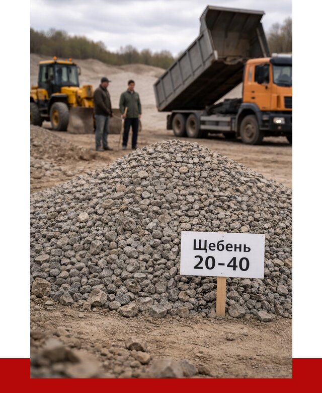 Бетонный щебень фракция 20-40 в Каменске-Уральском от 2606 р. | ПРОНЕРУДКмн