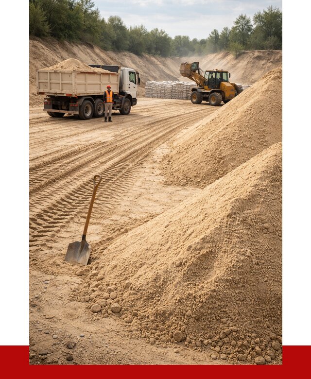 Карьерный песок мелкозернистый в Каменске-Уральском от 9574 р. | ПРОНЕРУДКмн