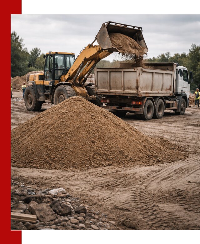 Доставка речного песка навалом в Каменске-Уральском быстро и выгодно
