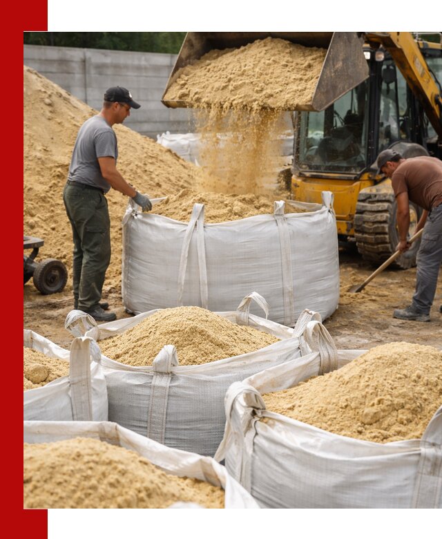 Поставка качественного песка для кладки в Каменске-Уральском