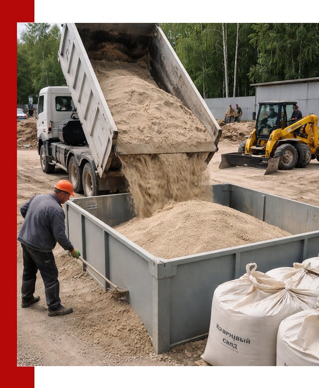 Кварцевый песок для фильтра в Каменске-Уральском — доставка и качество