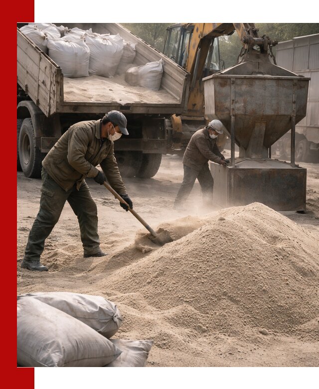 Кварцевый песок для пескоструя в Каменске-Уральском — доставка и качество