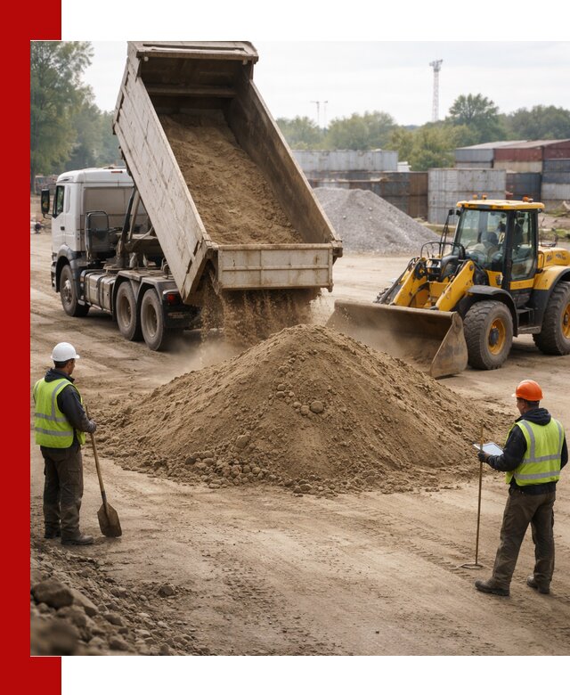 Доставка и продажа пескогрунта оптом и в розницу в Каменске-Уральском