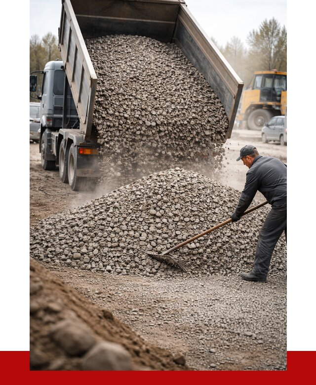 Гравий фракция 20-40 в Каменске-Уральском от 2660 р. доставка | ПРОНЕРУДКмн