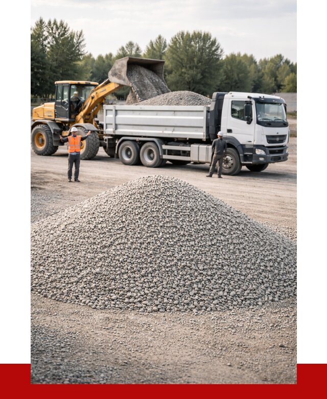 Купить мытый гравий в Каменске-Уральском от 3723 р, доставка ПРОНЕРУДКмн