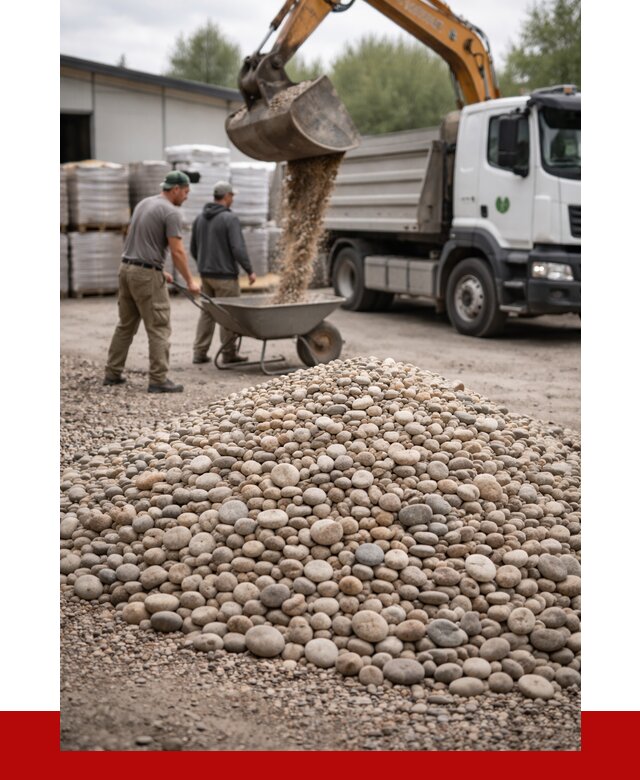 Галька декоративная в Каменске-Уральском от 3404 р. за куб | ПРОНЕРУДКмн