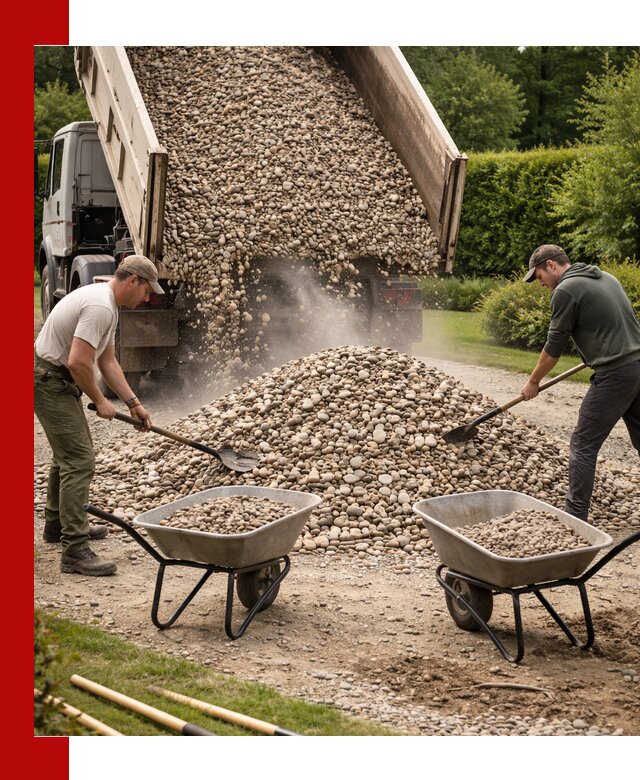 Доставка и продажа декоративной гальки в Каменске-Уральском