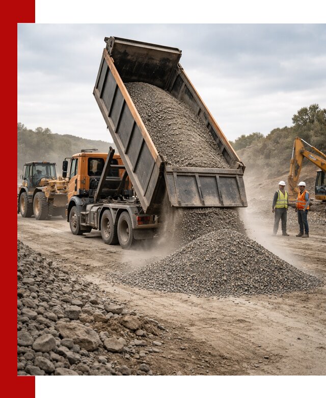 Щебёночно-песчаная смесь ЩПС С1 с доставкой в Каменске-Уральском