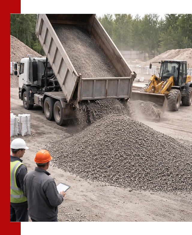 Доставка и продажа гранитного отсева 0-10 в Каменске-Уральском