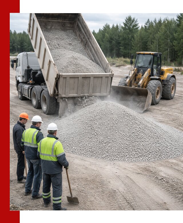 Известняковый отсев 0-5 доставка в Каменске-Уральском быстро и выгодно