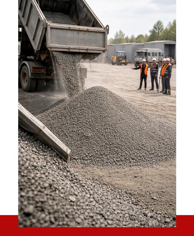 Гравийный отсев 0-5 в Каменске-Уральском от 1277 р. с доставкой | ПРОНЕРУДКмн