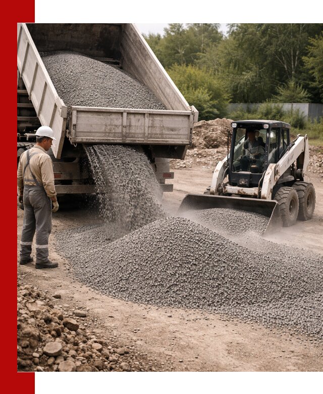 Доставка гравийного отсева 0-5 в Каменске-Уральском оптом и в розницу