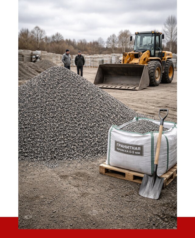 Купить гранитную крошку в Каменске-Уральском от 5106 р. с доставкой | ПРОНЕРУДКмн