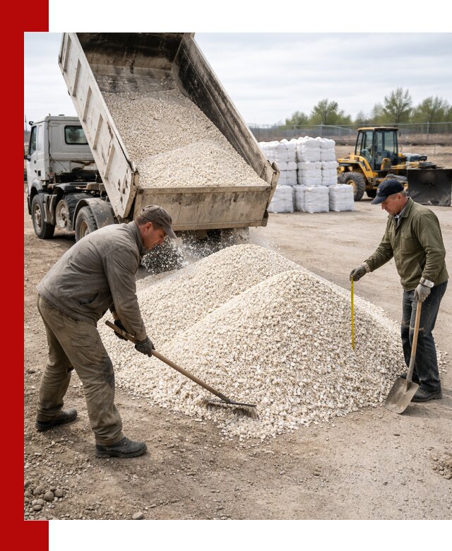 Мраморная крошка с доставкой и разгрузкой в Каменске-Уральском