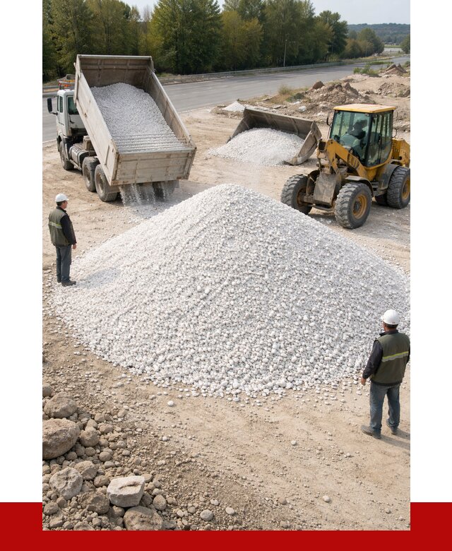 Белая мраморная крошка в Каменске-Уральском от 4468 р. с доставкой | ПРОНЕРУДКмн