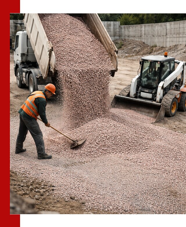 Крошка розовый гранит с доставкой в Каменске-Уральском от производителя