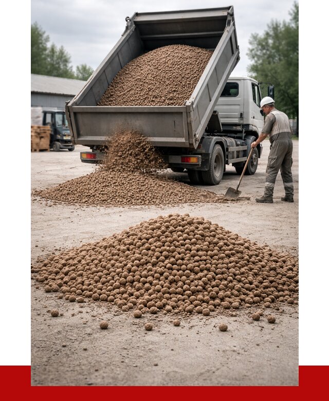 Керамзит с доставкой в Каменске-Уральском от 4468 р. за м3 | ПРОНЕРУДКмн