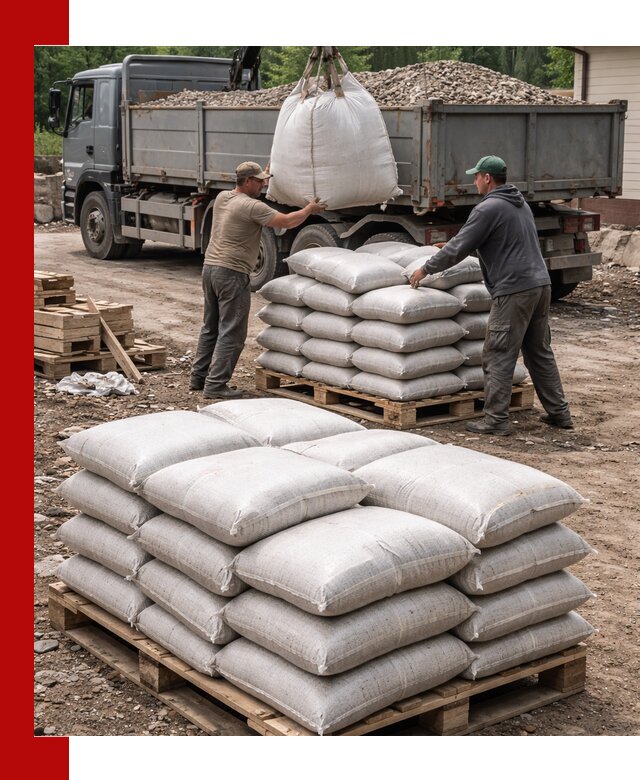 Керамзит в мешках с доставкой в Каменске-Уральском от компании-поставщика