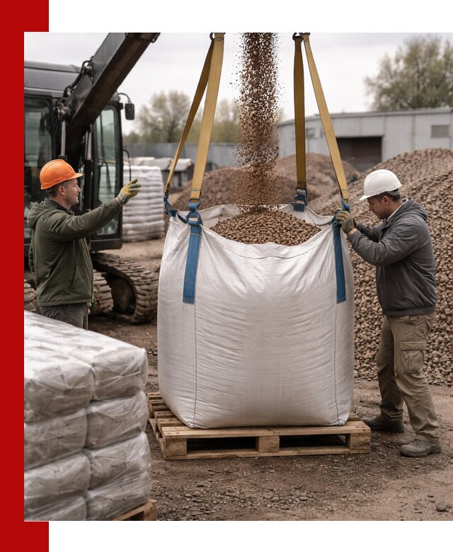 Керамзит в биг-бегах с доставкой в Каменске-Уральском