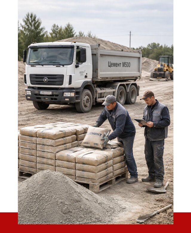 Купить цемент м500 с доставкой в Каменске-Уральском от 5532 р. | ПРОНЕРУДКмн