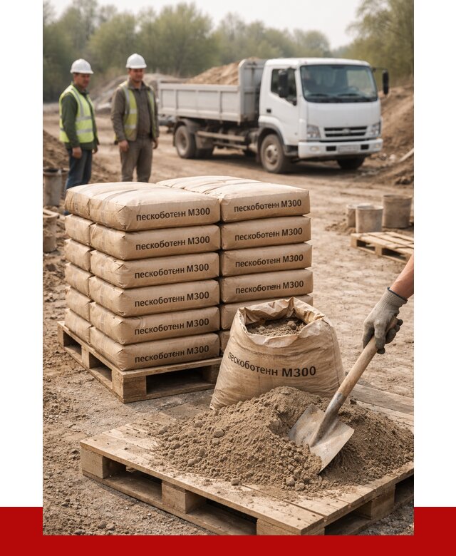 Пескобетон М300 в Каменске-Уральском с доставкой от 4947 р. за куб | ПРОНЕРУДКмн