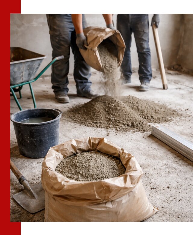 Доставка сухой смеси для стяжки в Каменске-Уральском