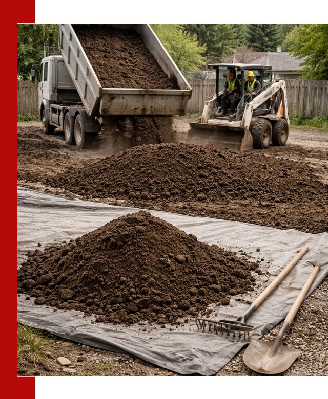 Грунт для отсыпки участка с доставкой в Каменске-Уральском