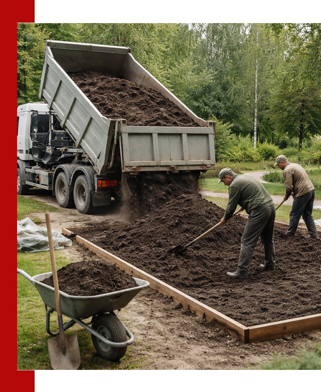 Доставка грунта для озеленения и благоустройства в Каменске-Уральском