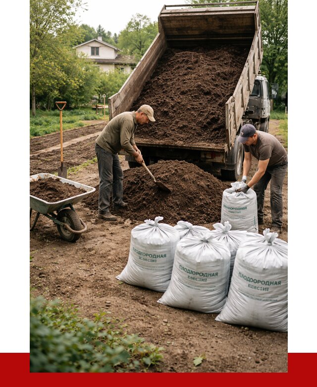 Плодородная смесь в Каменске-Уральском от 4468 р./куб с доставкой | ПРОНЕРУДКмн