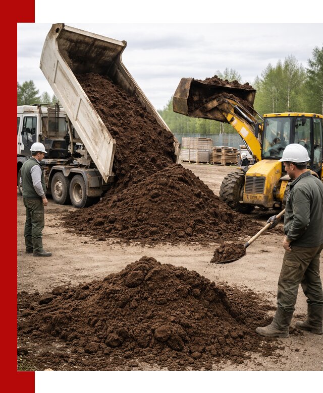 Доставка торфа оптом и в мешках в Каменске-Уральском