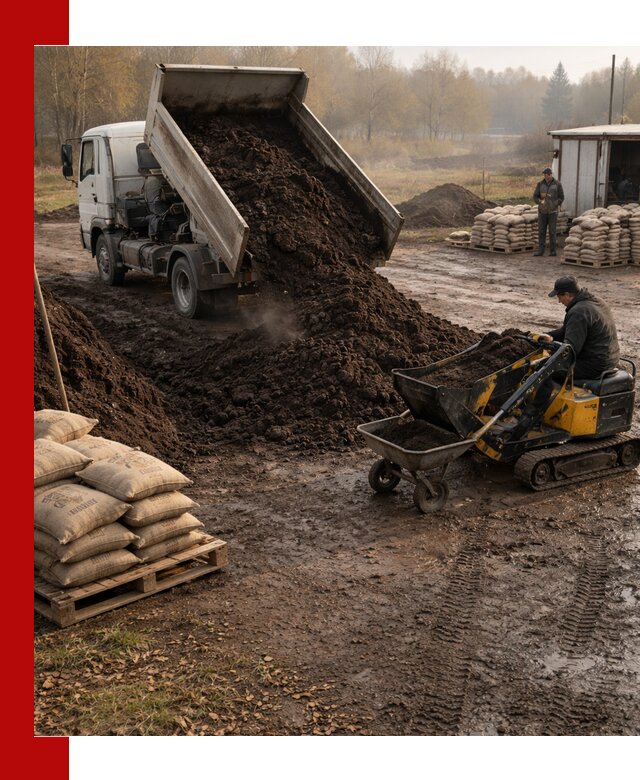 Кислый торф в доставке по выгодным ценам в Каменске-Уральском