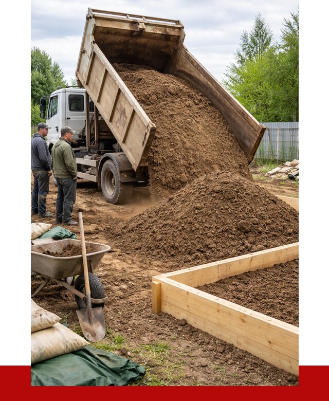 Торфо песчаная смесь в Каменске-Уральском с доставкой от 1968 р. | ПРОНЕРУДКмн