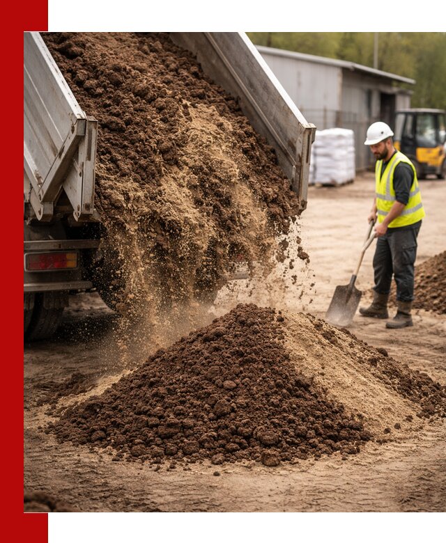 Доставка торфо-песчаной смеси в Каменске-Уральском для строительства и озеленения