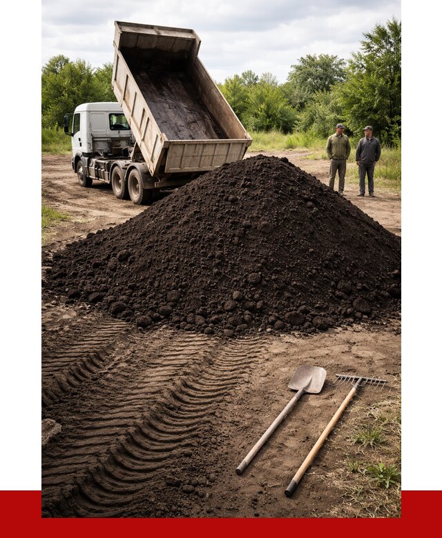 Купить чернозем навалом в Каменске-Уральском от 1277 р. за куб | ПРОНЕРУДКмн